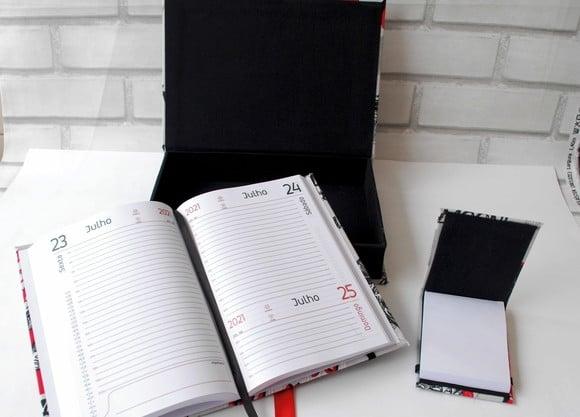 Agenda 2025 Masculina - Kit Agenda + Bloquinho