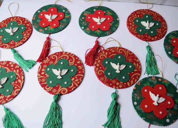 Espírito Santo-enfeite de Porta -mandala