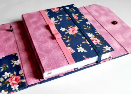 Agenda Feminina 2026 Floral Marinho