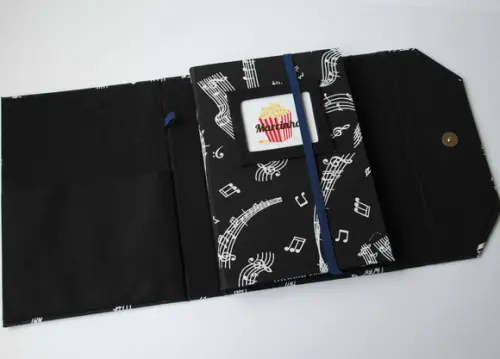 Agenda Masculina 2026 Estampa Notas Musicais