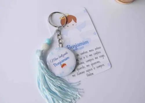 Lembrancinha Batizado - Chaveiro Personalizado