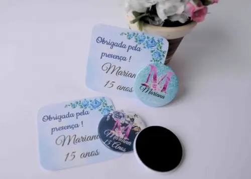 Lembrancinhas Personalizadas - Ímã de Geladeira