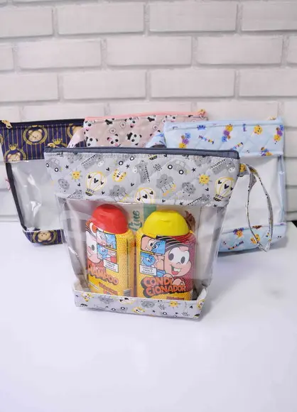 Necessaire Hora do Banho -porta Lenço Umedecido-porta Fralda