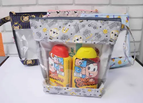 Necessaire Hora do Banho -porta Lenço Umedecido-porta Fralda