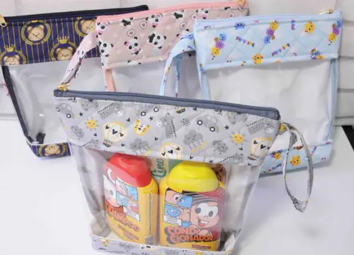 Necessaire Hora do Banho -porta Lenço Umedecido-porta Fralda