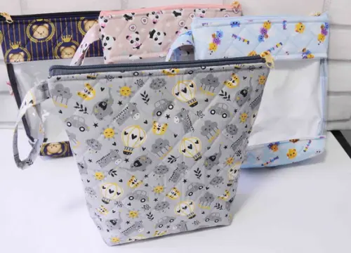 Necessaire Hora do Banho -porta Lenço Umedecido-porta Fralda