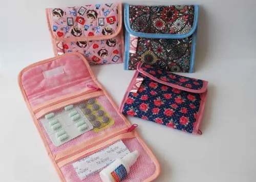 Porta Remédio de Tecido para Bolsa