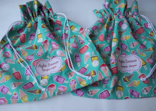 Saco para Roupas Sujas e Roupas Limpas - Kit