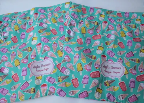 Saco para Roupas Sujas e Roupas Limpas - Kit