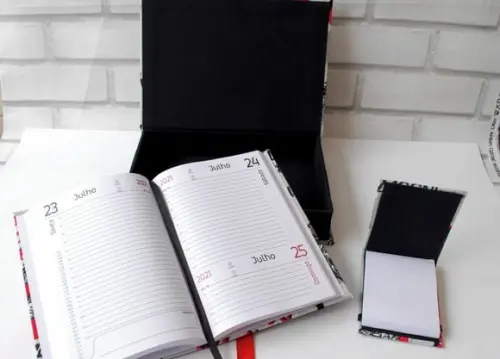 Agenda 2025 Masculina - Kit Agenda + Bloquinho