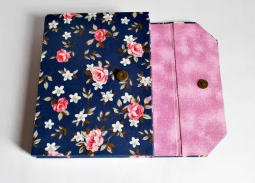 Agenda Feminina 2026 Floral Marinho