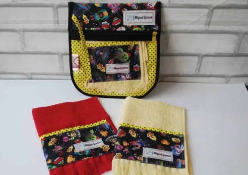 Kit Higiene Personalizado + 2 Toalhinhas -infantil Menino
