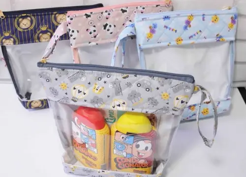 Necessaire Hora do Banho -porta Lenço Umedecido-porta Fralda