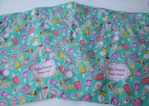 Saco para Roupas Sujas e Roupas Limpas - Kit