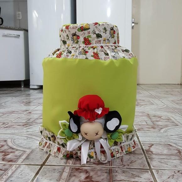 Capa de botijão de gás.