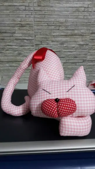 Gato peso de porta.