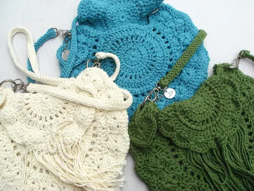 Bolsa de Crochê Boho San Francisco