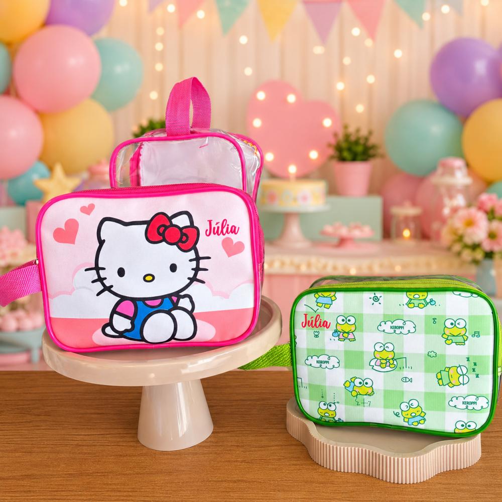 Título: Necessaire Personalizada Hello Kitty e Amigos – Lembra
