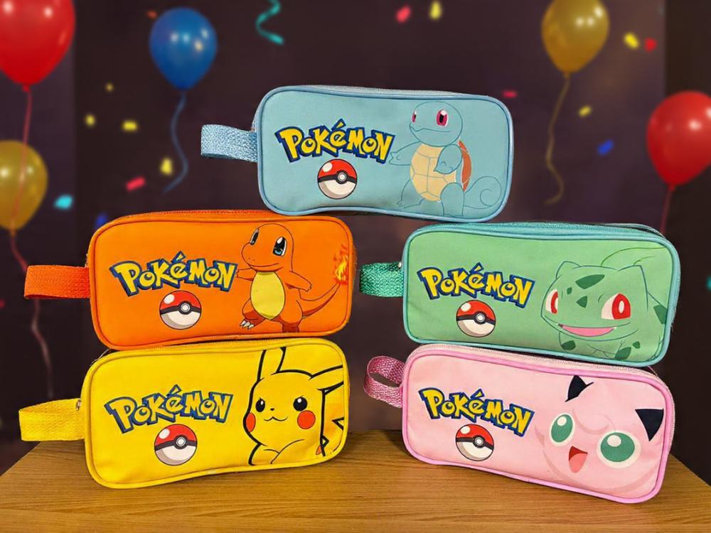Estojo Transparente Personalizado Tema Pokemon– Lembrancinha In