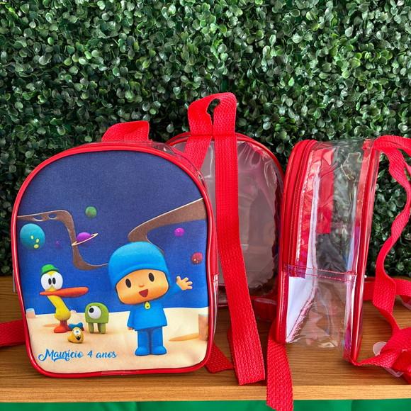 Mochila Cristal Lembrancinha Personalizado