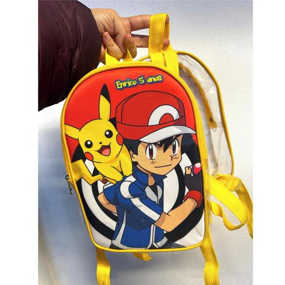 Mochila Pokemon Lembrancinha de Festa Personalizado