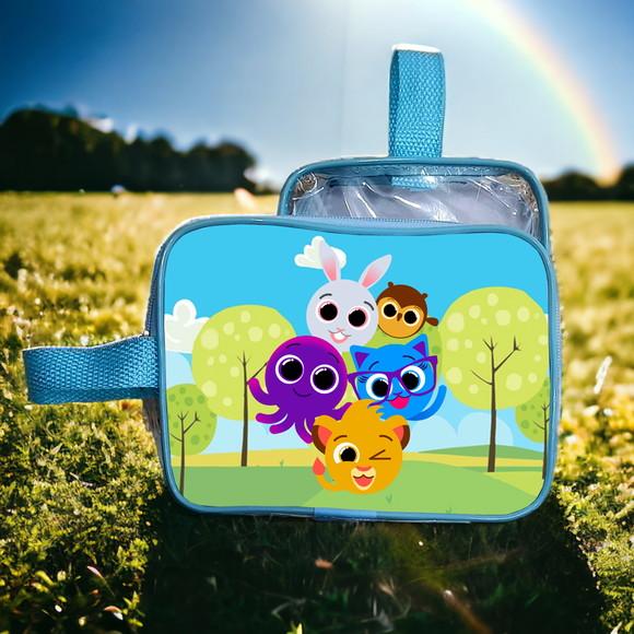 Necesserie Bolofofos Transparente Infantil Personalizado