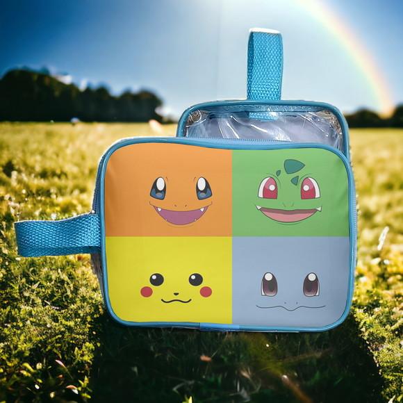 Necesserie Pokemon Transparente Infantil Personalizado