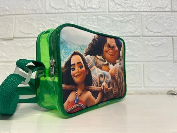 Bolsa Bag Moana Neon Lembrancinha de Aniversário