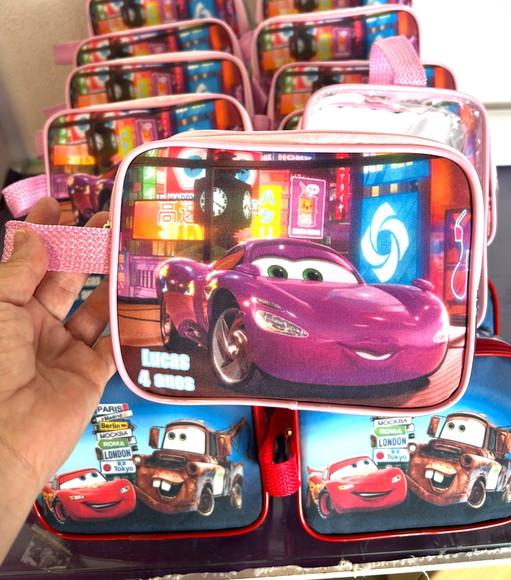 Necesser Carros Mcqueen Lembrancinha de Festa