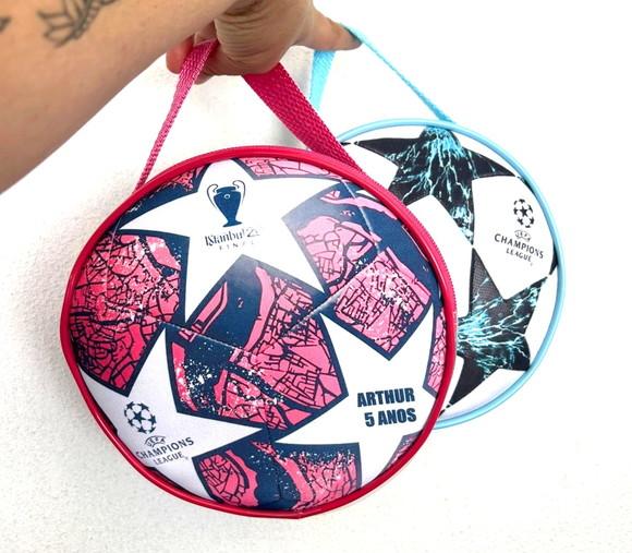 Necesserie Bola Futebol Lembrancinha de Aniversário