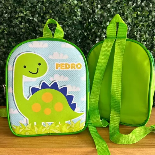 Mochila Dinossauro Lembrancinha de Festa Personalizado