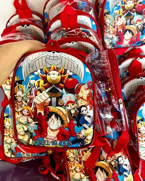 Mochila One Piece Lembrancinha Personalizado