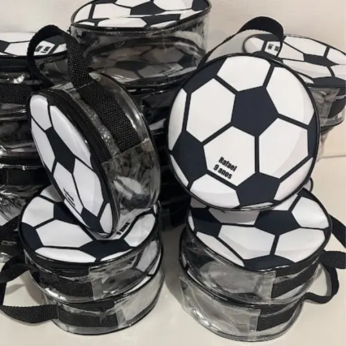 Necessarie Bola Futebol Transparente Infantil