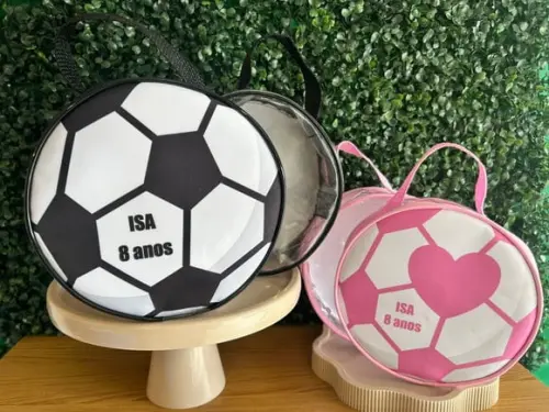 Necessarie Bola Futebol Transparente Infantil