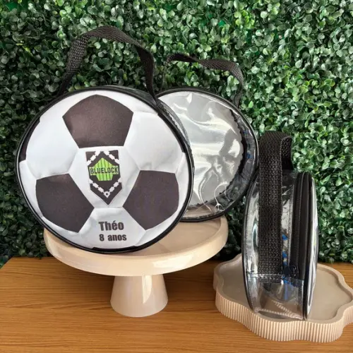 Necessarie Bola Futebol Transparente Infantil