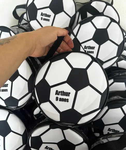 Necessarie Bola Futebol Transparente Infantil