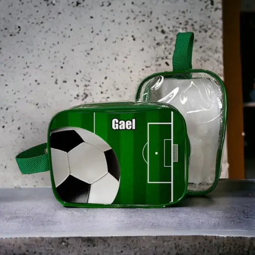 Necessarie Futebol Transparente Infantil Personalizado