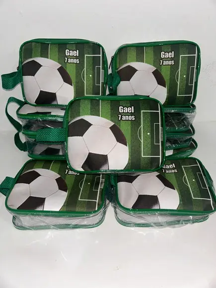 Necessarie Futebol Transparente Infantil Personalizado