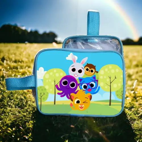 Necesserie Bolofofos Transparente Infantil Personalizado
