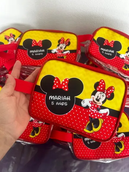 Necesserie Minnei Transparente Infantil Personalizado