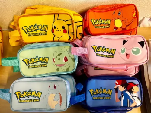 Estojo G Pokemon Lembrancinha Aniversário