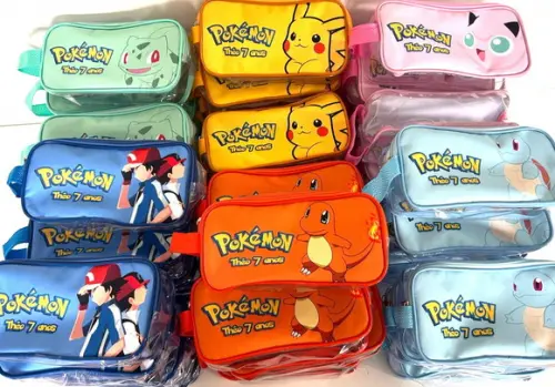Estojo G Pokemon Lembrancinha Aniversário
