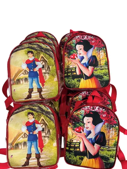 Mochila Branca de Neve Lembrancinha de Aniversário