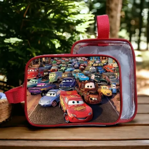 Necesser Carros Mcqueen Lembrancinha de Festa