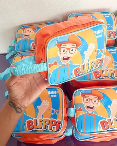 Necesserie Blippi Lembrancinha de Aniversário