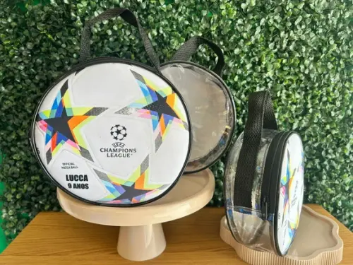 Necesserie Bola Futebol Lembrancinha de Aniversário