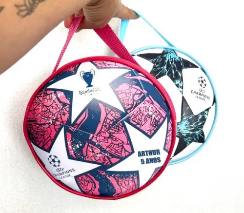 Necesserie Bola Futebol Lembrancinha de Aniversário