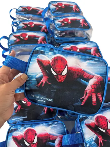 Necesserie Homem Aranha Lembrancinha de Aniversário