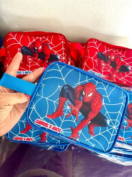 Necesserie Homem Aranha Lembrancinha de Aniversário