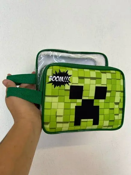 Necesserie Minecraft Lembrancinha de Festa
